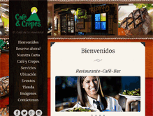 Tablet Screenshot of cafeycrepes.com